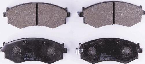 HELLA 8DB 355 006-421 - Brake Pad Set, disc brake www.parts5.com