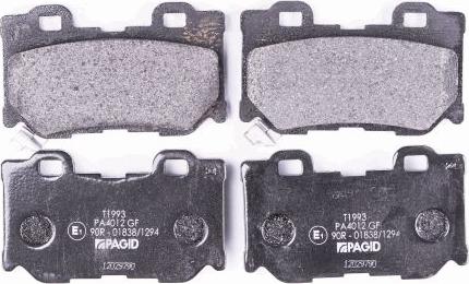 HELLA 8DB 355 015-421 - Brake Pad Set, disc brake www.parts5.com