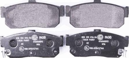 HELLA 8DB 355 016-561 - Brake Pad Set, disc brake www.parts5.com