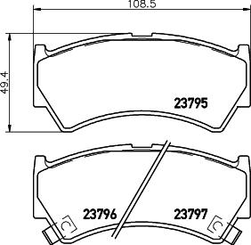 HELLA 8DB 355 017-031 - Jarrupala, levyjarru www.parts5.com