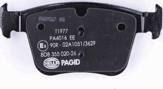 HELLA 8DB 355 020-261 - Set placute frana,frana disc www.parts5.com