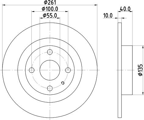 HELLA 8DD 355 110-861 - Brake Disc www.parts5.com