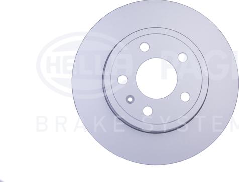 HELLA 8DD 355 111-811 - Δισκόπλακα www.parts5.com