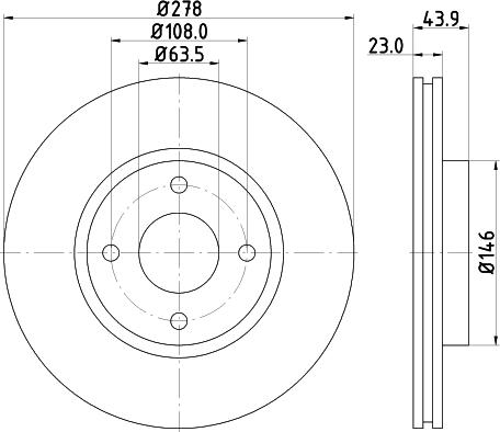 HELLA 8DD 355 118-181 - Disco de freno www.parts5.com