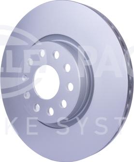 HELLA 8DD 355 127-971 - Δισκόπλακα www.parts5.com