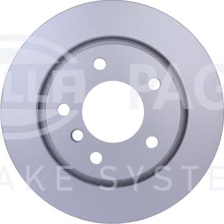 HELLA 8DD 355 127-401 - Тормозной диск www.parts5.com