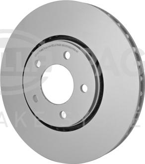 HELLA 8DD 355 127-671 - Тормозной диск www.parts5.com