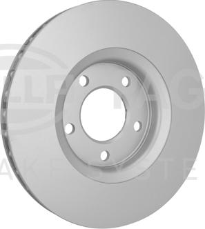 HELLA 8DD 355 127-671 - Тормозной диск www.parts5.com