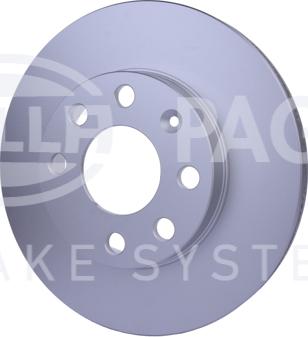 HELLA 8DD 355 127-001 - Kočioni disk www.parts5.com