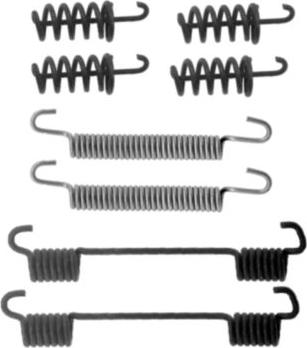 HELLA 8DZ 355 201-931 - Komplet pribora, kočione papuče ručne kočnice www.parts5.com