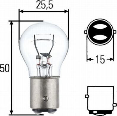 HELLA 8GD 002 078-123 - Żarówka, lampa kierunkowskazu www.parts5.com