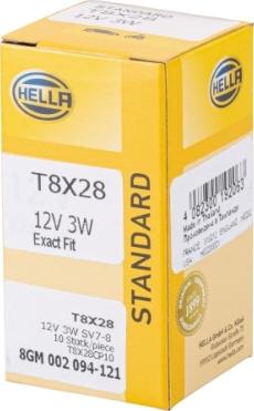 HELLA 8GM 002 094-121 - Лампа накаливания, фонарь указателя поворота www.parts5.com