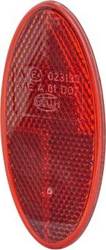 HELLA 8RA 343 160-002 - Reflex Reflector www.parts5.com