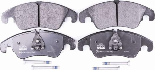 HELLA PAGID 8DB 355 040-621 - Brake Pad Set, disc brake www.parts5.com