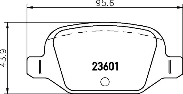 HELLA PAGID 8DB 355 009-551 - Set placute frana,frana disc www.parts5.com