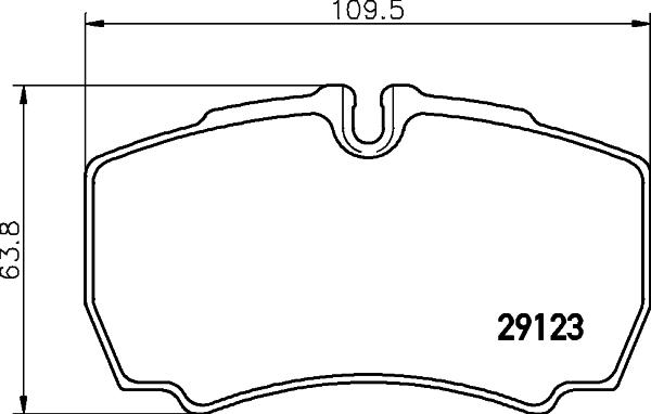 HELLA PAGID 8DB 355 005-381 - Brake Pad Set, disc brake parts5.com