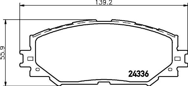 HELLA PAGID 8DB 355 006-861 - Set placute frana,frana disc www.parts5.com