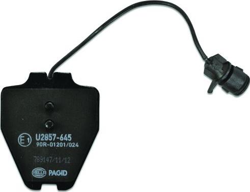 HELLA PAGID 8DB 355 008-791 - Σετ τακάκια, δισκόφρενα www.parts5.com