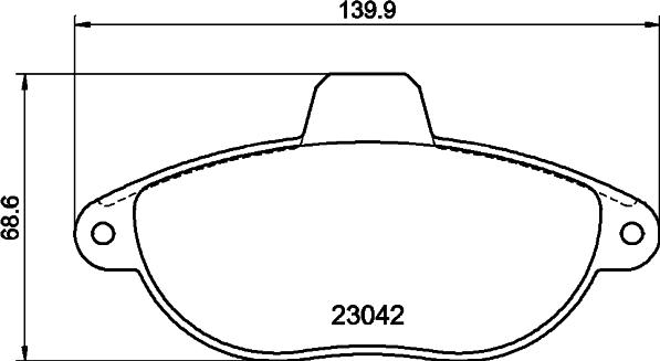 HELLA PAGID 8DB 355 019-251 - Brake Pad Set, disc brake www.parts5.com