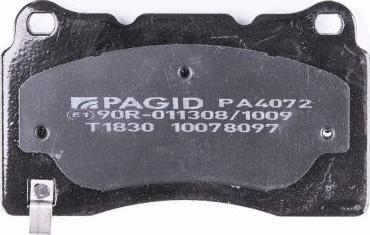 HELLA PAGID 8DB 355 014-451 - Juego de pastillas de freno www.parts5.com