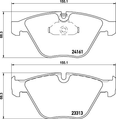 HELLA PAGID 8DB 355 015-601 - Brake Pad Set, disc brake www.parts5.com