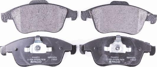 HELLA PAGID 8DB 355 015-041 - Brake Pad Set, disc brake www.parts5.com