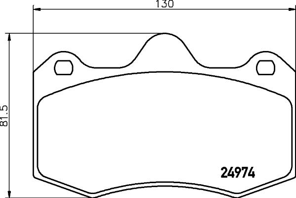 HELLA PAGID 8DB 355 015-111 - Zestaw klocków hamulcowych, hamulce tarczowe www.parts5.com