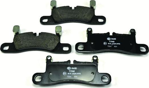 HELLA PAGID 8DB 355 015-121 - Brake Pad Set, disc brake www.parts5.com