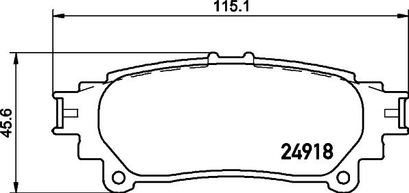 HELLA PAGID 8DB 355 015-371 - Set placute frana,frana disc www.parts5.com