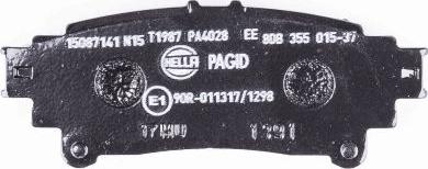 HELLA PAGID 8DB 355 015-371 - Set placute frana,frana disc www.parts5.com