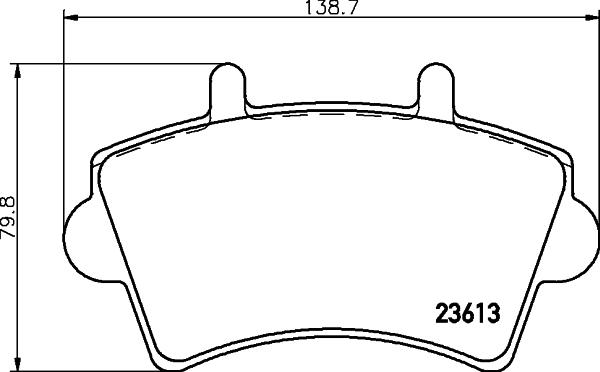 HELLA PAGID 8DB 355 010-021 - Juego de pastillas de freno www.parts5.com