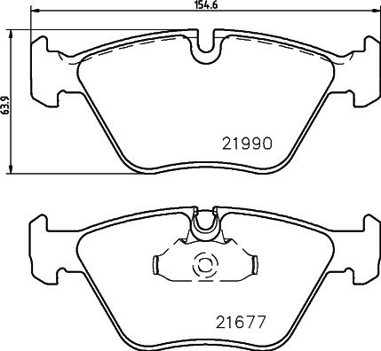 HELLA PAGID 8DB 355 010-711 - Set placute frana,frana disc www.parts5.com