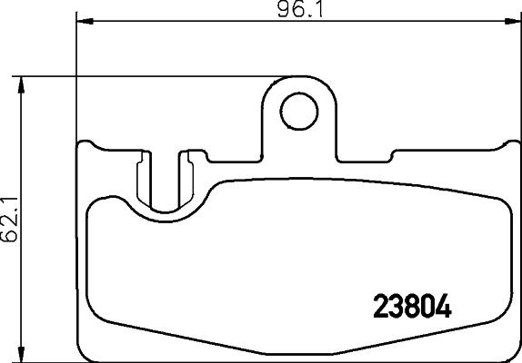 HELLA PAGID 8DB 355 011-661 - Set placute frana,frana disc www.parts5.com