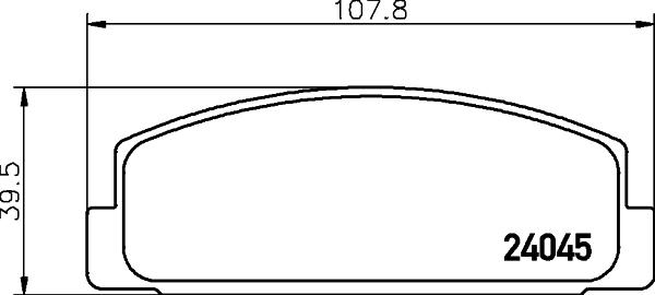 HELLA PAGID 8DB 355 011-131 - Set placute frana,frana disc www.parts5.com