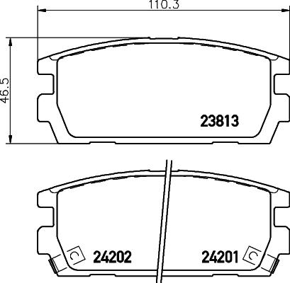 HELLA PAGID 8DB 355 011-841 - Set placute frana,frana disc www.parts5.com