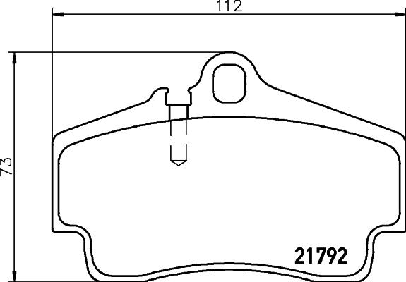 HELLA PAGID 8DB 355 018-481 - Set placute frana,frana disc www.parts5.com