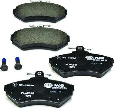 HELLA PAGID 8DB 355 018-241 - Brake Pad Set, disc brake www.parts5.com