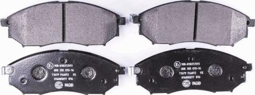 HELLA PAGID 8DB 355 013-141 - Brake Pad Set, disc brake parts5.com