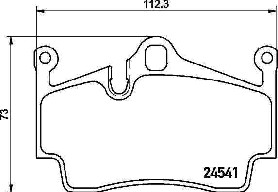 HELLA PAGID 8DB 355 013-311 - Set placute frana,frana disc www.parts5.com