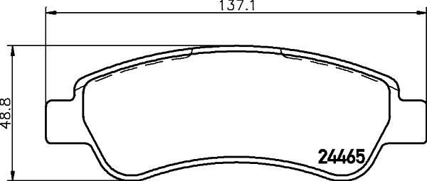 HELLA PAGID 8DB 355 012-911 - Bremsbelagsatz, Scheibenbremse www.parts5.com