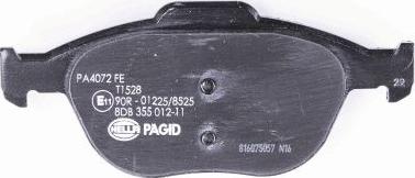 HELLA PAGID 8DB 355 012-111 - Brake Pad Set, disc brake parts5.com