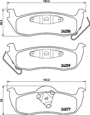 HELLA PAGID 8DB 355 012-181 - Тормозные колодки, дисковые, комплект www.parts5.com