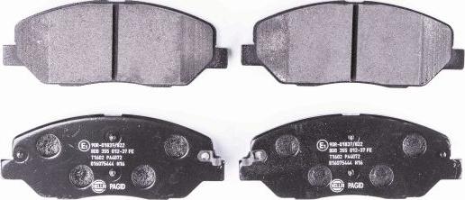 HELLA PAGID 8DB 355 012-371 - Brake Pad Set, disc brake www.parts5.com