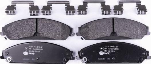 HELLA PAGID 8DB 355 020-541 - Brake Pad Set, disc brake www.parts5.com