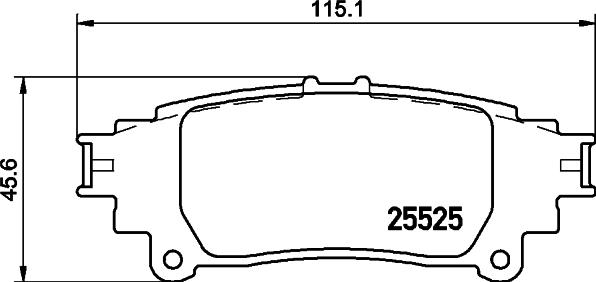 HELLA PAGID 8DB 355 020-001 - Set placute frana,frana disc www.parts5.com