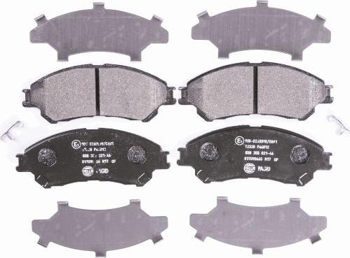 HELLA PAGID 8DB 355 021-461 - Brake Pad Set, disc brake www.parts5.com