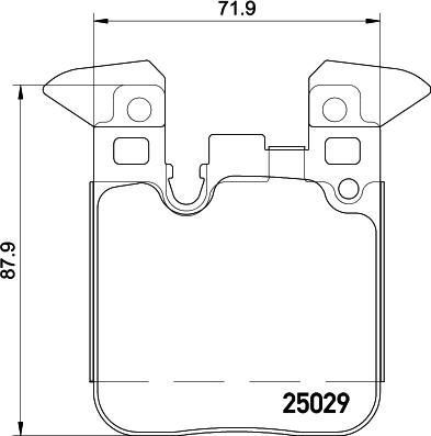 HELLA PAGID 8DB 355 021-341 - Set placute frana,frana disc www.parts5.com