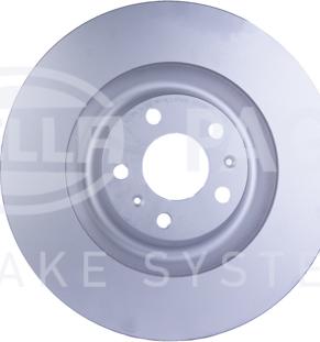 HELLA PAGID 8DD 355 109-851 - Disco de freno www.parts5.com