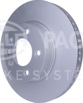 HELLA PAGID 8DD 355 109-721 - Спирачен диск www.parts5.com