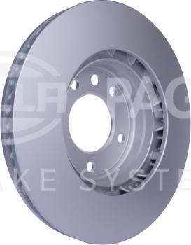 HELLA PAGID 8DD 355 109-721 - Спирачен диск www.parts5.com